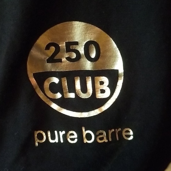 Pure Barre 250 club flowy tank black Small - Picture 2 of 3